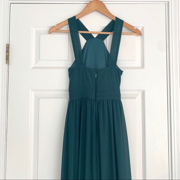 Lulu’s Air of Romance Maxi Dress in Forest Green - Picture 2 of 4